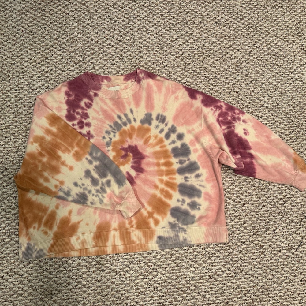 American Eagle Oversized Tie-Dye Sweatshirt